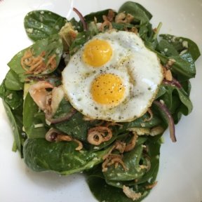 Gluten-free salad from The Crosby Bar